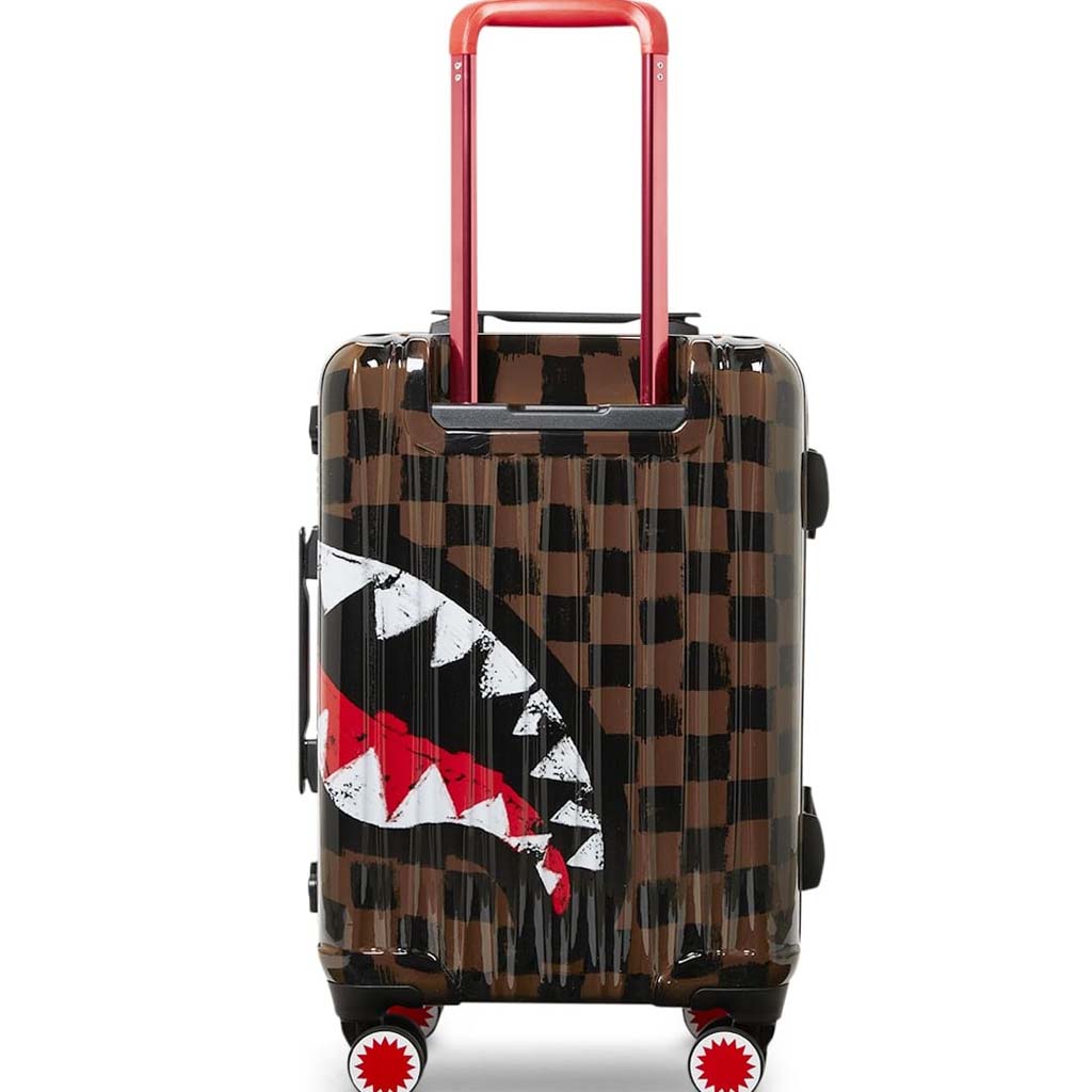Sprayground Sharks In Paris Painted Hard Luggage